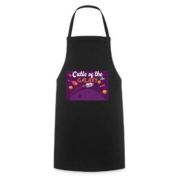 Mignon de la galaxie! Fille mignonne, enfants, petite fille - Tablier de cuisine - noir - Devant - AI Model Male 185 dark (185cm)