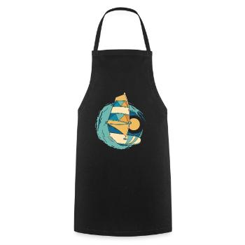 Surfers Surfers Water Sports Windsurfing Instructors - Cooking Apron - black - Front - AI Model Male 185 dark (185cm)