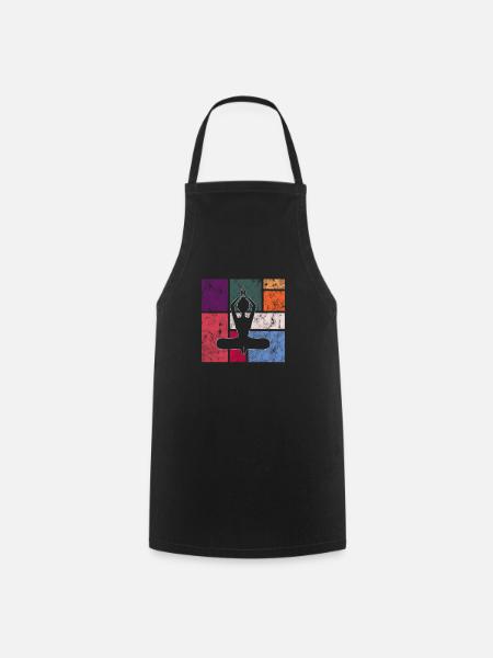 Méditation - Tablier de cuisine - noir