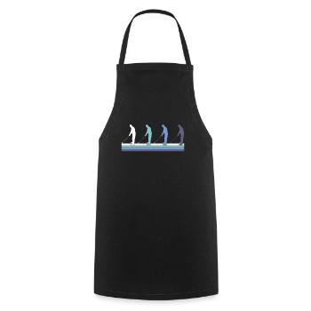 Golfe - Tablier de cuisine - noir - Devant - AI Model Male 185 dark (185cm)