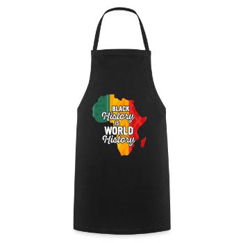 Black History Month Black History - Cooking Apron - black - Front - AI Model Male 185 dark (185cm)