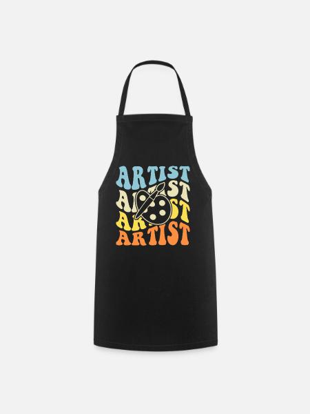 Artiste - Tablier de cuisine - noir