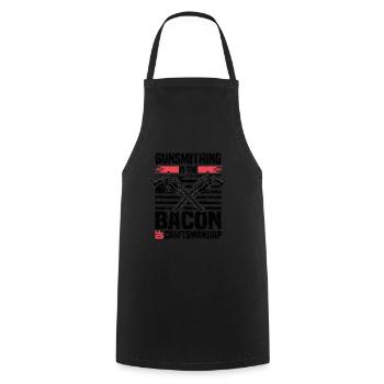 Waffenschmied | Schmieden Waffen Schmied Geschenke - Kochschürze - Schwarz - Vorne - AI Model Male 185 dark (185cm)