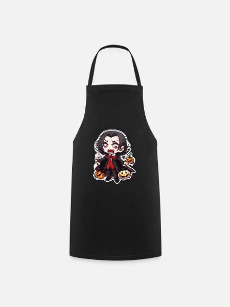 Vampir Vampire Vampir Halloween Vampir Kostüm - Kochschürze - Schwarz