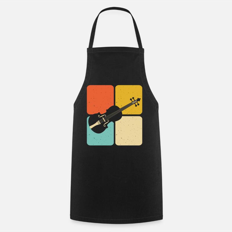 Violoniste violoniste - Tablier de cuisine - noir