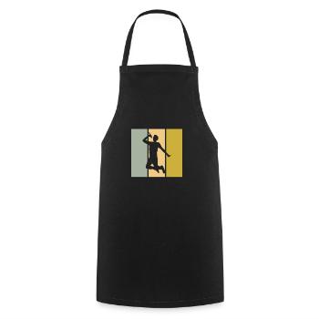 Sing - Cooking Apron - black - Front - AI Model Male 185 dark (185cm)