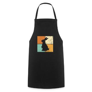Hare - Cooking Apron - black - Front - AI Model Male 185 dark (185cm)