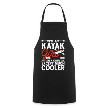 Kayak Kayakiste Kayakiste - Tablier de cuisine - noir - Devant - AI Model Male 185 dark (185cm)
