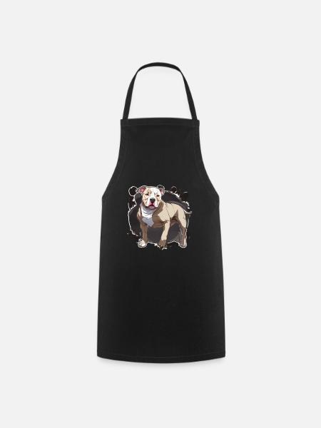 Pitbull Pitbull Chien Pitbull Vêtements Pitbulls - Tablier de cuisine - noir
