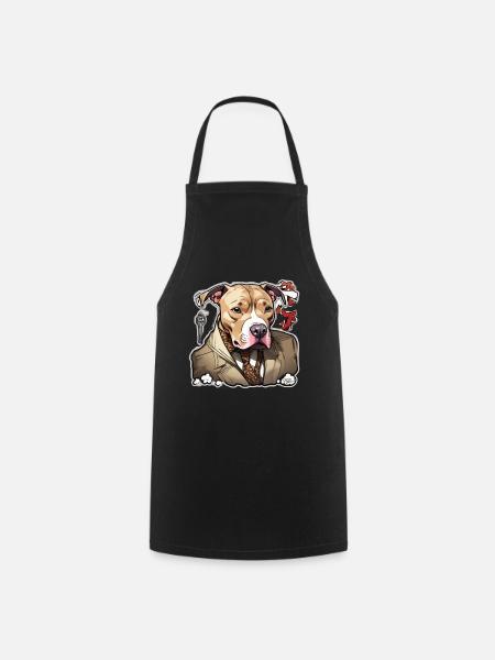 Pitbull Pitbull Hund Pitbull Kleidung Pitbulls - Kochschürze - Schwarz