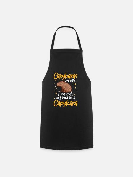 Je suis un capybara capybara - Tablier de cuisine - noir