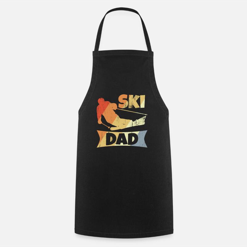 Ski Papa - Tablier de cuisine - noir