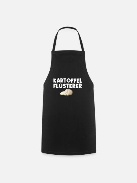 Kartoffel Flüsterer - Kochschürze - Schwarz