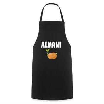 Alman Almani Potato - Cooking Apron - black - Front - AI Model Male 185 dark (185cm)