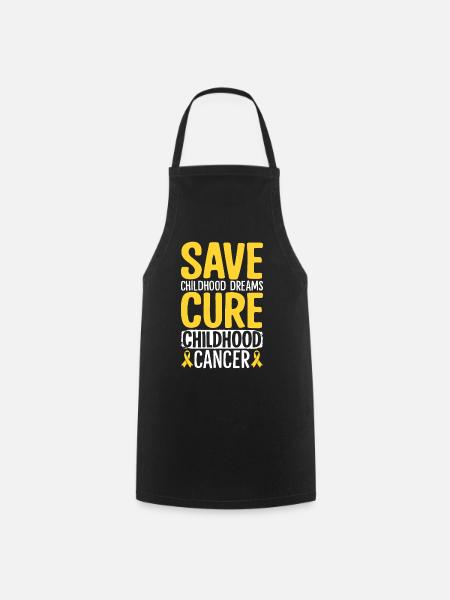 Childhoo cancer family childhood Cancer Awareness - Cooking Apron - black