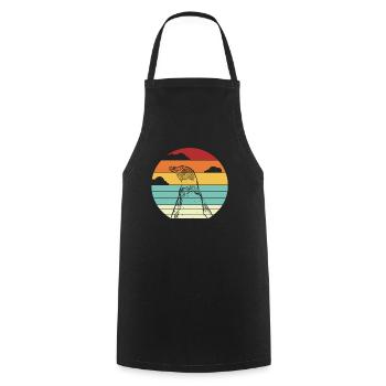 Emperor penguin seabird king penguin penguin - Cooking Apron - black - Front - AI Model Male 185 dark (185cm)