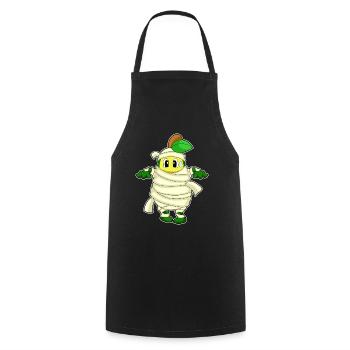 Papier toilette Avocado Halloween - Tablier de cuisine - noir - Devant - AI Model Male 185 dark (185cm)