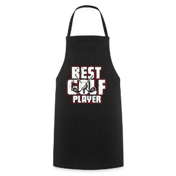 Golf Best Golf Player - Cooking Apron - black - Front - AI Model Male 185 dark (185cm)