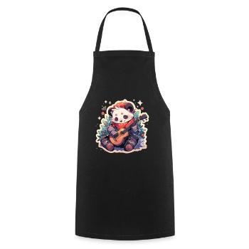 Panda Panda Bear Panda Baby Pandas Panda Animal - Cooking Apron - black - Front - AI Model Male 185 dark (185cm)
