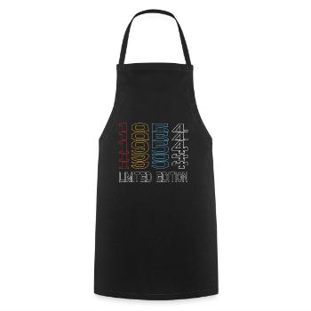 Edition Limitée 1954 Anniversaire 1954 Vintage Rétro - Tablier de cuisine - noir - Devant - AI Model Male 185 dark (185cm)