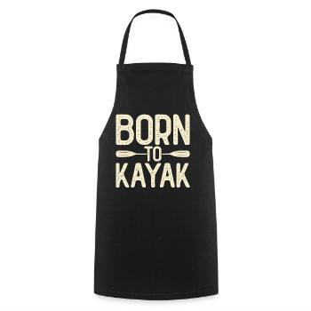 Kayak Kayakiste Kayakiste - Tablier de cuisine - noir - Devant - AI Model Male 185 dark (185cm)