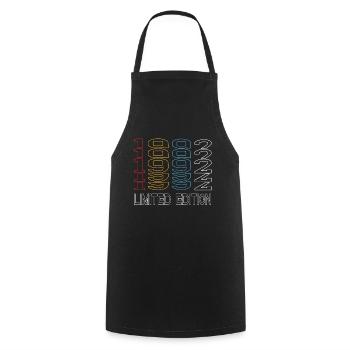 Limited Edition 1992 Geburtstag 1992 Vintage Retro - Kochschürze - Schwarz - Vorne - AI Model Male 185 dark (185cm)