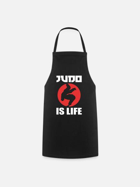 Judo -Kampfkunst Judoka - Kochschürze - Schwarz