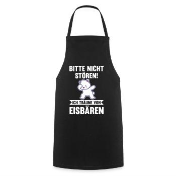 Eisbär Eisbären - Kochschürze - Schwarz - Vorne - AI Model Male 185 dark (185cm)