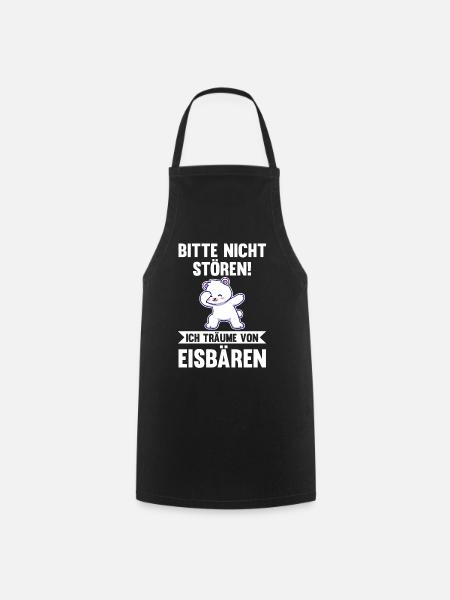 Eisbär Eisbären - Kochschürze - Schwarz