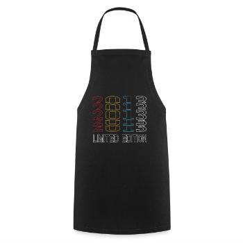 Limited Edition 2013 Birthday 2013 Vintage Retro - Cooking Apron - black - Front - AI Model Male 185 dark (185cm)