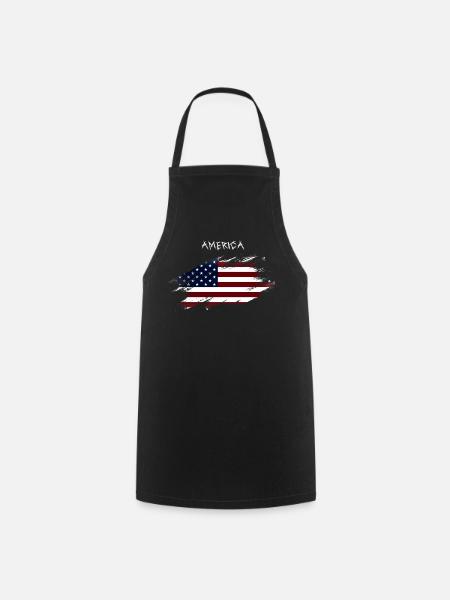 AMERICA - Kochschürze - Schwarz