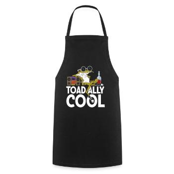 Toad ally cool - Kochschürze - Schwarz - Vorne - AI Model Male 185 dark (185cm)