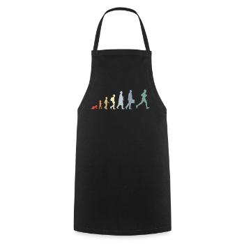 Runner Evolution - Cooking Apron - black - Front - AI Model Male 185 dark (185cm)