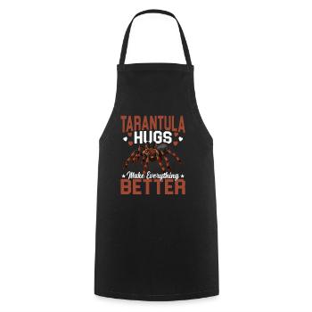 Tarantula hugs pet spider owners - Cooking Apron - black - Front - AI Model Male 185 dark (185cm)