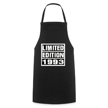 Limited Edition 1993 Birthday 1993 Vintage Retro - Cooking Apron - black - Front - AI Model Male 185 dark (185cm)