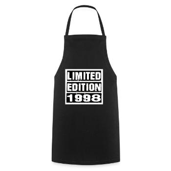 Limited Edition 1998 Birthday 1998 Vintage Retro - Cooking Apron - black - Front - AI Model Male 185 dark (185cm)
