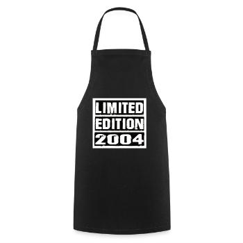Limited Edition 2004 Birthday 2004 Vintage Retro - Cooking Apron - black - Front - AI Model Male 185 dark (185cm)