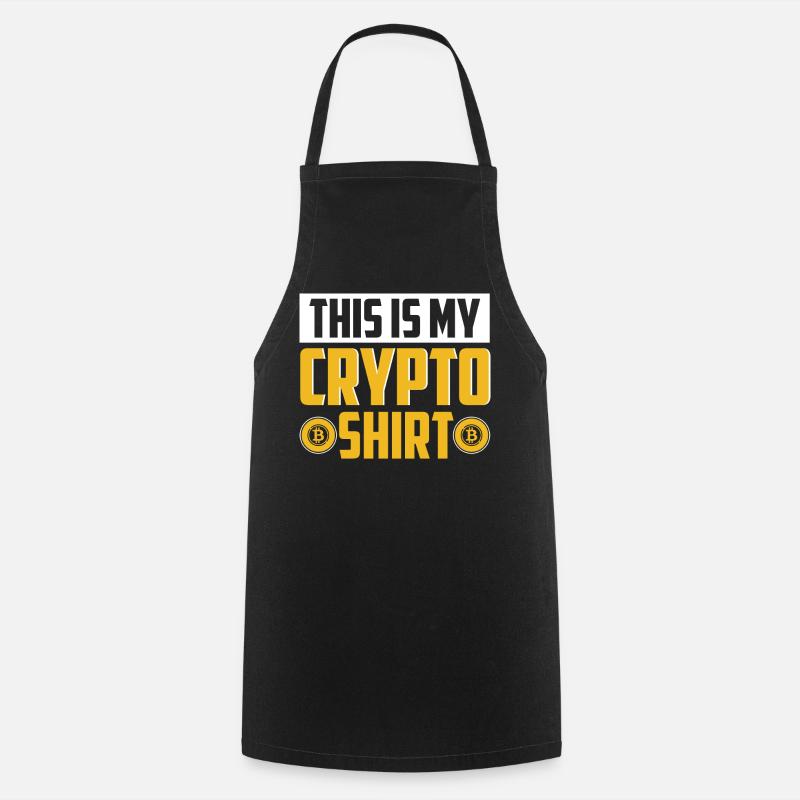 Krypto Kryptowährung - Kochschürze - Schwarz