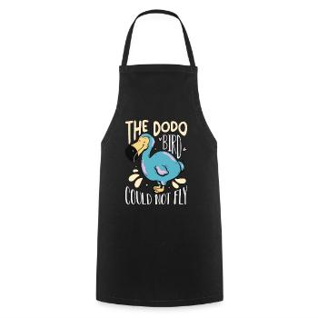 The Dodo Bird Could Not Fly Flightless Ornithology - Cooking Apron - black - Front - AI Model Male 185 dark (185cm)