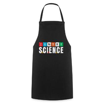 Chemical Elements Criminology - Cooking Apron - black - Front - AI Model Male 185 dark (185cm)