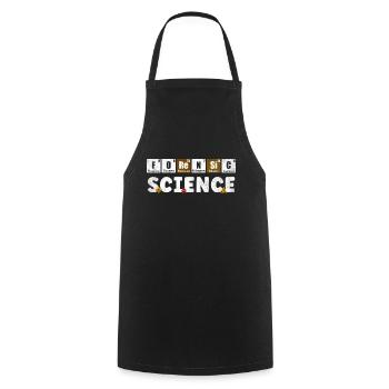 Éléments chimiques Criminologie - Tablier de cuisine - noir - Devant - AI Model Male 185 dark (185cm)