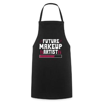 Future Makeup Artist T-shirt - Kochschürze - Schwarz - Vorne - AI Model Male 185 dark (185cm)
