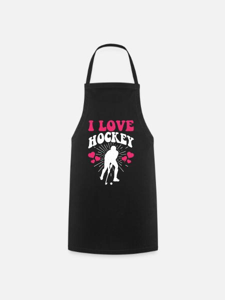 Hockey - Cooking Apron - black
