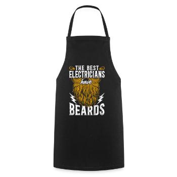 Beard Lover Bearded Man - Cooking Apron - black - Front - AI Model Male 185 dark (185cm)