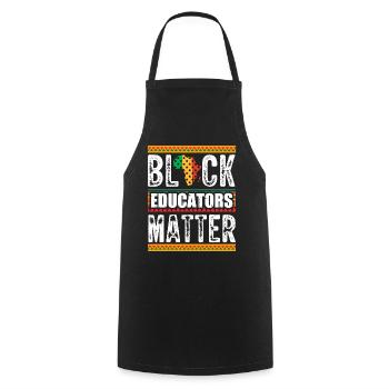 Black History Month Black History - Cooking Apron - black - Front - AI Model Male 185 dark (185cm)