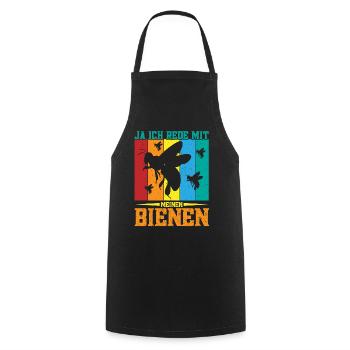 Bienenzüchter Honig Imkeranzug Bienenliebhaber - Kochschürze - Schwarz - Vorne - AI Model Male 185 dark (185cm)