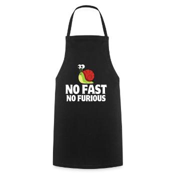 snail, gastropod, slug - Cooking Apron - black - Front - AI Model Male 185 dark (185cm)