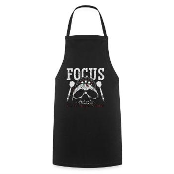 Target Sports Focus It's All In Your Mind Dartclub - Cooking Apron - black - Front - AI Model Male 185 dark (185cm)