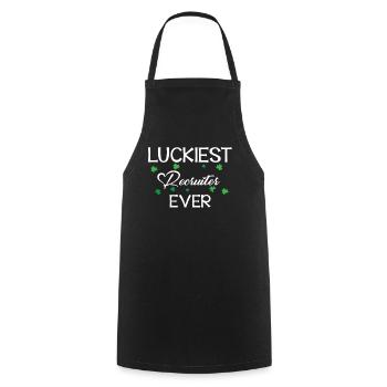 Recruiter St.Patrick's Day - Cooking Apron - black - Front - AI Model Male 185 dark (185cm)