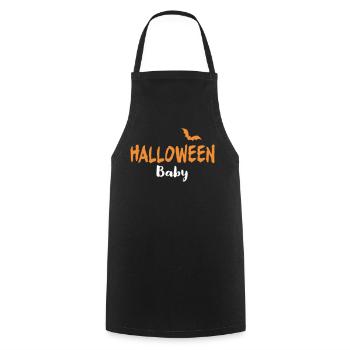 Halloween Baby Costume - Cooking Apron - black - Front - AI Model Male 185 dark (185cm)